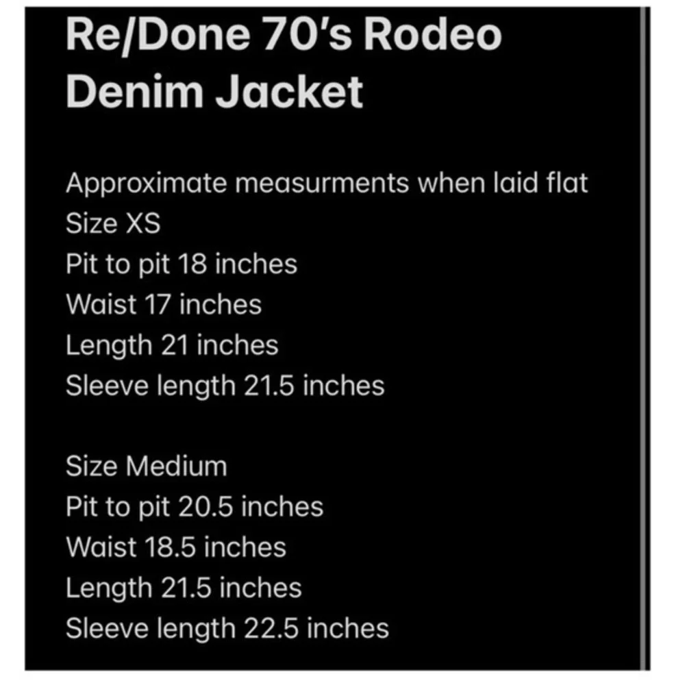 Re/Done 70s Rodeo Retro Denim Jacket Light Worn 9 NWT Vintage Vibe - Picture 14 of 16